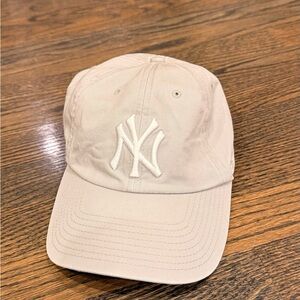 47 Brand Light Tan Cap with NY Logo